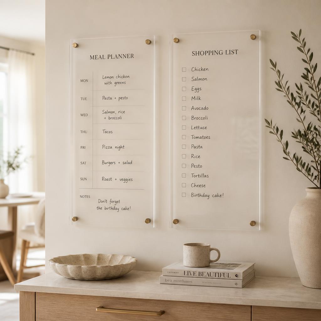 Kitchen command centre in a family home